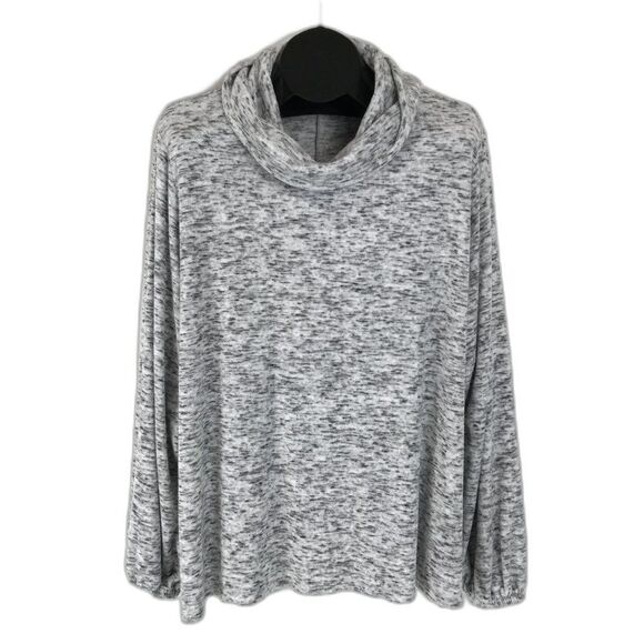 Lane Bryant Cowl Neck Sweater Women's Plus Size 22/24 Stretch Knit Pullover - Picture 1 of 12